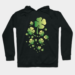 St. Patricks Gradient Clover Hoodie